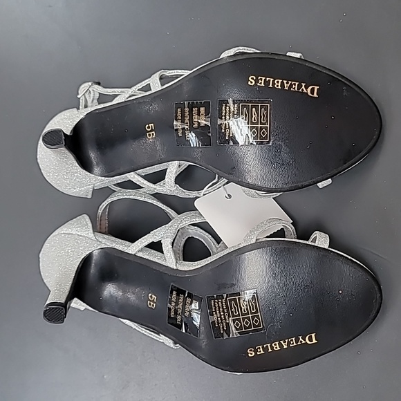 Benjamin Walk Heels "Madison" Silver" Glitter size 5 - Picture 5 of 6